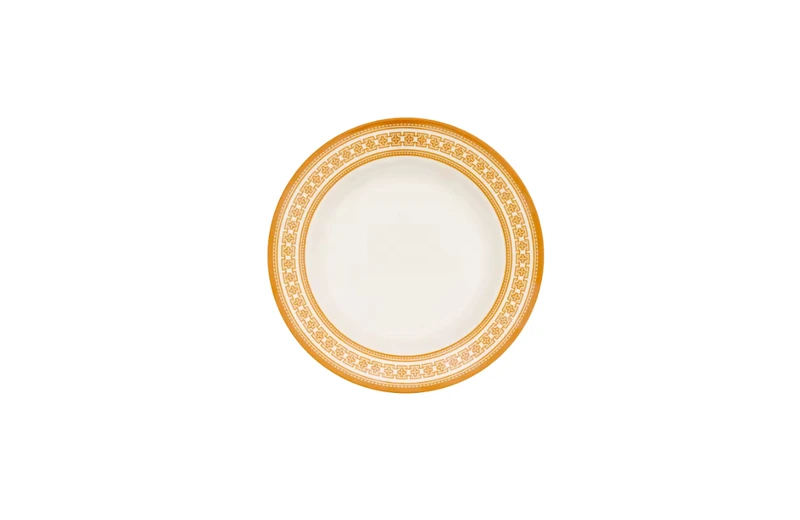 Assiette ronde en m&eacute;lamine de 10 pouces, style du Moyen-Orient