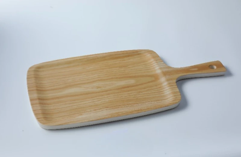 Palette &agrave; grain de bois de 18,2 pouces avec poign&eacute;e