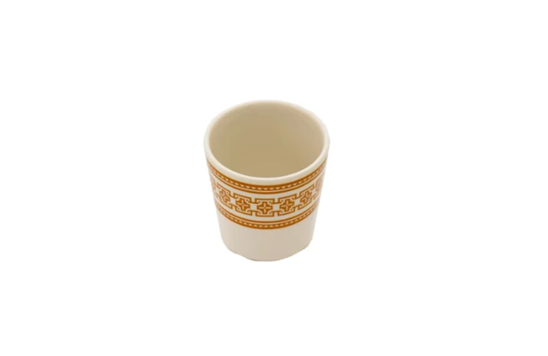 Tasse en m&eacute;lamine de 3 pouces, style du Moyen-Orient