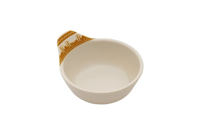 Plat &agrave; sauce en m&eacute;lamine de 5 pouces, style moyen-oriental