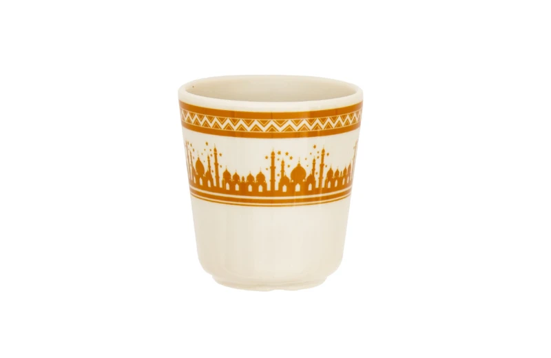 Tasse en m&eacute;lamine de 3 pouces, style du Moyen-Orient