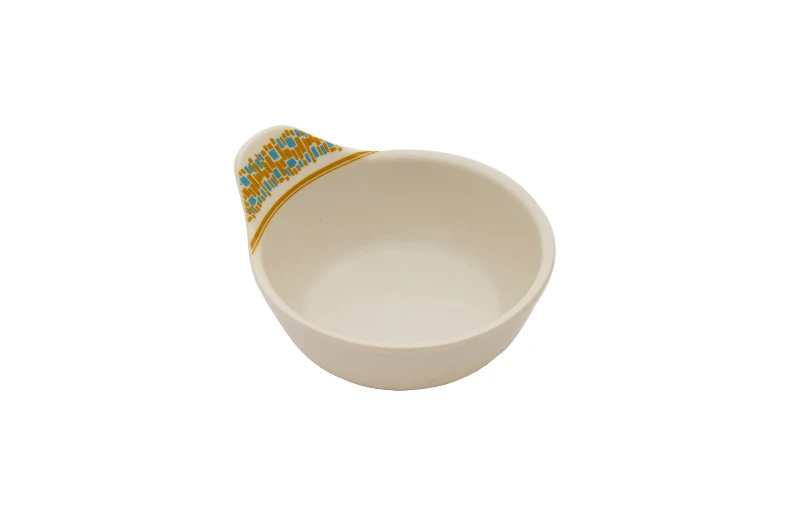 Plat &agrave; sauce en m&eacute;lamine de 5 pouces, style moyen-oriental