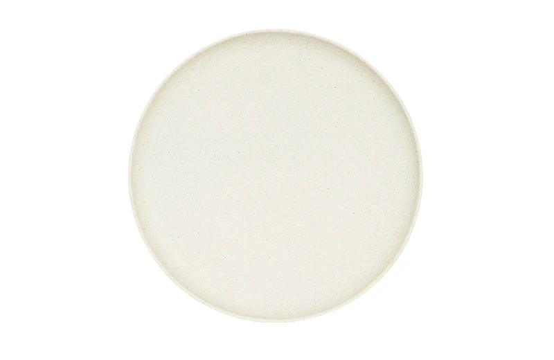 S&eacute;rie Mist Stone &agrave; assiette ronde en m&eacute;lamine de 10,6 pouces