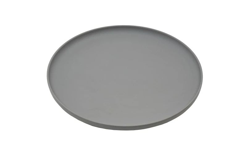 S&eacute;rie Mist Stone &agrave; assiette ronde en m&eacute;lamine de 10,6 pouces