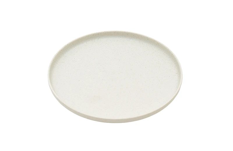 S&eacute;rie Mist Stone &agrave; assiette ronde en m&eacute;lamine de 8,3 pouces
