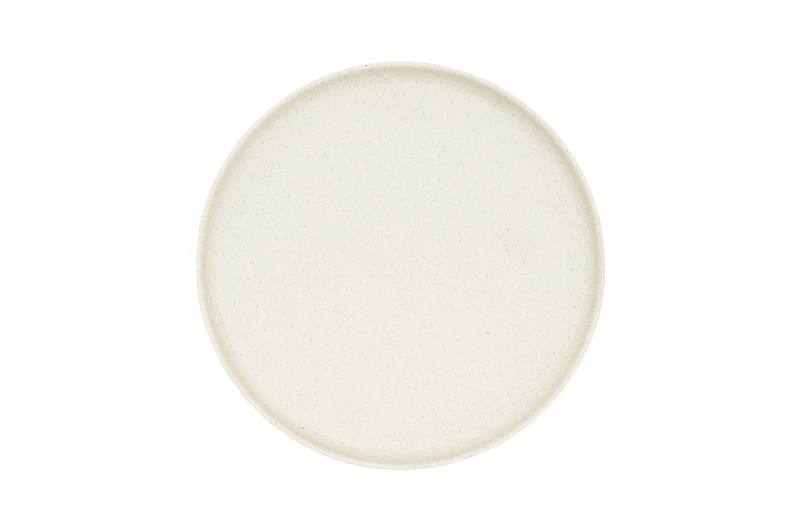 S&eacute;rie Mist Stone &agrave; assiette ronde en m&eacute;lamine de 8,3 pouces